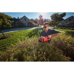 Trimmers Milwaukee M18 FUEL 24 In. 18-Volt Lithium-Ion Brushless Cordless Hedge Trimmer Kit With 8.0 Ah Battery And Rapid Charger -cuisinart shop milwaukee cordless hedge trimmers 2726 21hd 44 1000