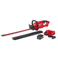 Trimmers Milwaukee M18 FUEL 24 In. 18-Volt Lithium-Ion Brushless Cordless Hedge Trimmer Kit With 8.0 Ah Battery And Rapid Charger