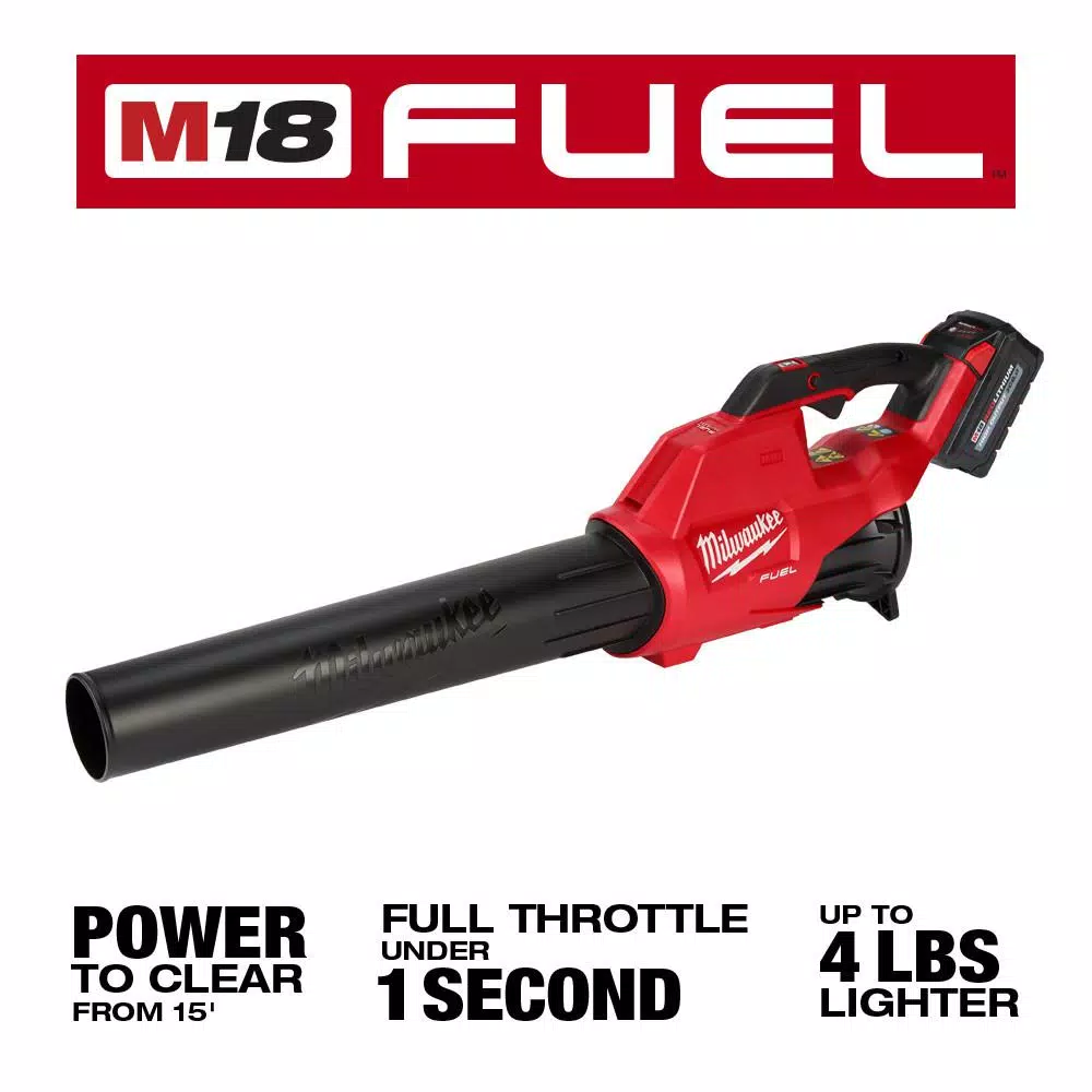 Leaf Blowers Milwaukee M18 FUEL 18-Volt Lithium-Ion Brushless Cordless 120 MPH 450 CFM Handheld Blower (Tool-Only)(2-Tool) 5 Leaf Blowers Milwaukee M18 FUEL 18-Volt Lithium-Ion Brushless Cordless 120 MPH 450 CFM Handheld Blower (Tool-Only)(2-Tool) - Image 3