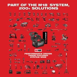 Trimmers Milwaukee M18 FUEL 18-Volt Lithium-Ion Cordless Brushless String Grass Trimmer With Pole Saw, Hedge Trimmer, Edger Attachments -cuisinart shop milwaukee cordless string trimmers 2825 20st 49 16 2718 49 16 2719 49 16 27 1f 1000