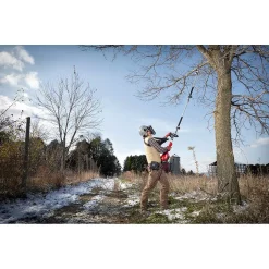 Trimmers Milwaukee M18 FUEL 18-Volt Lithium-Ion Cordless Brushless String Grass Trimmer With Pole Saw, Hedge Trimmer, Edger Attachments -cuisinart shop milwaukee cordless string trimmers 2825 20st 49 16 2718 49 16 2719 49 16 27 31 1000