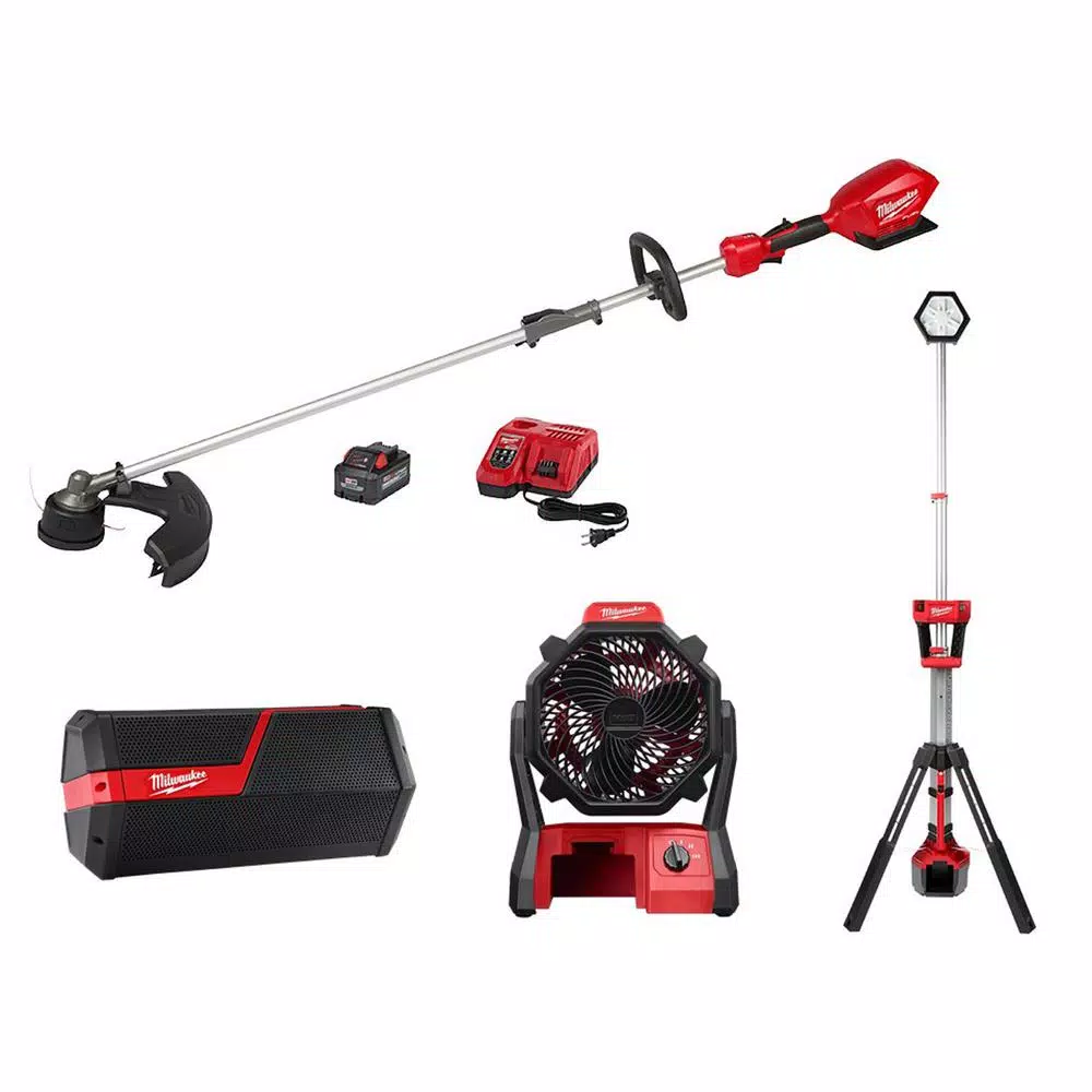 Milwaukee M18 FUEL 18-Volt Lithium-Ion Brushless Cordless QUIK-LOK String Trimmer Combo Kit, Radio, Fan & Light Combo Kit (4-Tool) Trimmers Milwaukee M18 FUEL 18-Volt Lithium-Ion Brushless Cordless QUIK-LOK String Trimmer Combo Kit, Radio, Fan & Light Combo Kit (4-Tool) -cuisinart shop milwaukee cordless string trimmers 2825 21st 2891 20 0886 20 2131 20 64 1000