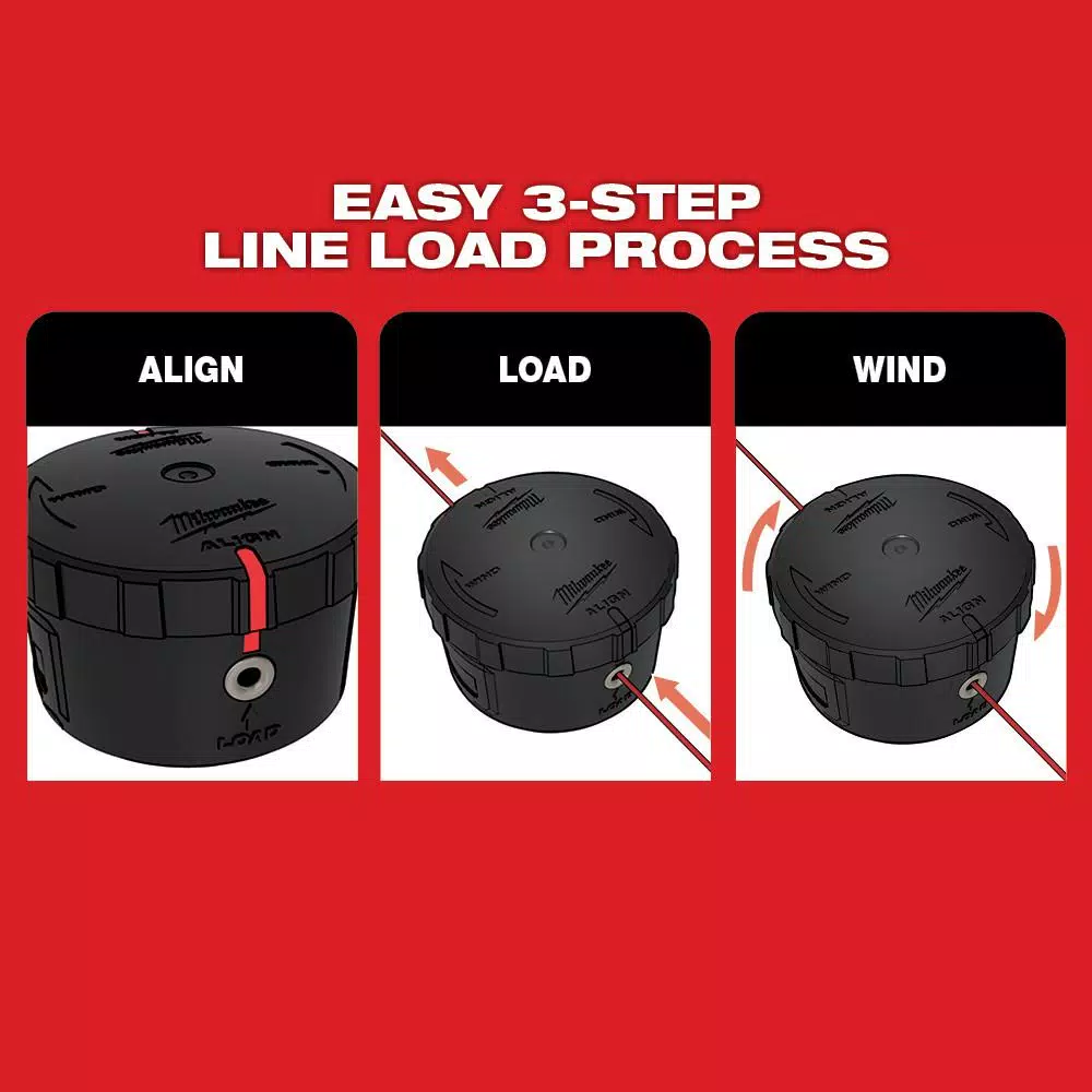 Trimmers Milwaukee M18 FUEL 18-Volt Lithium-Ion Brushless Cordless String Trimmer W/ QUIK-LOK Attachment Capability W/ 8Ah & 6Ah Battery 12 Trimmers Milwaukee M18 FUEL 18-Volt Lithium-Ion Brushless Cordless String Trimmer W/ QUIK-LOK Attachment Capability W/ 8Ah & 6Ah Battery - Image 10