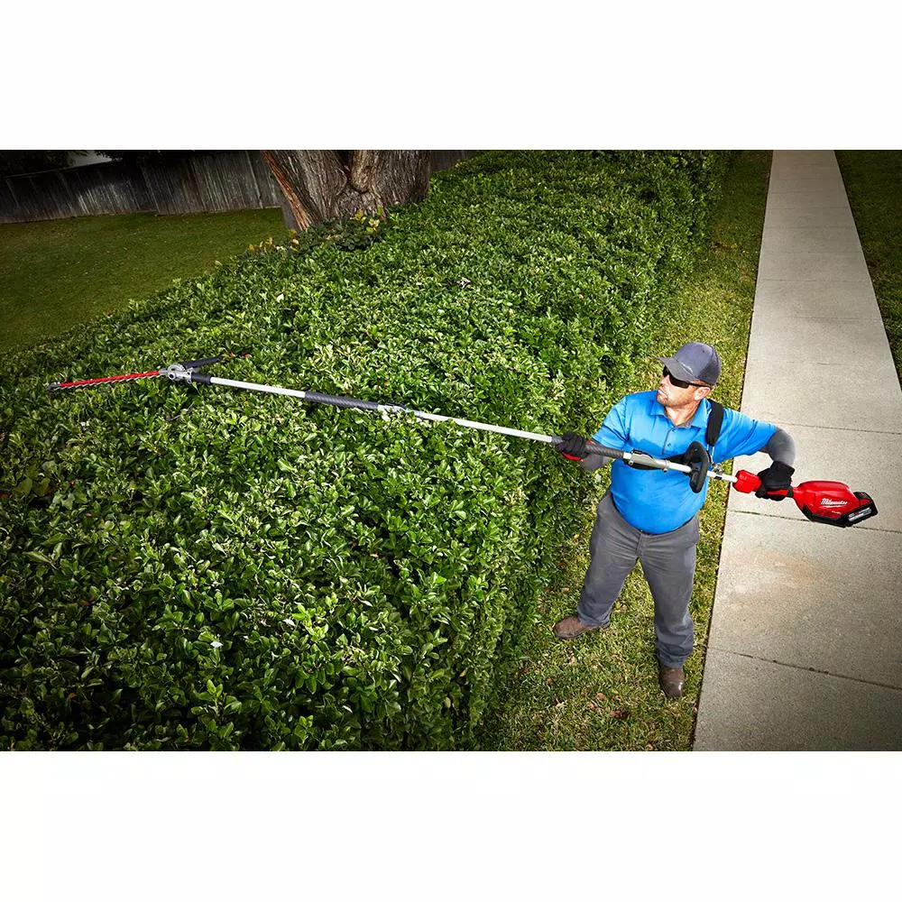 Trimmers Milwaukee M18 FUEL 18-Volt Lithium-Ion Cordless Brushless String Grass Trimmer Combo Kit With Pole Saw, Hedge Trimmer, Edger - Image 14