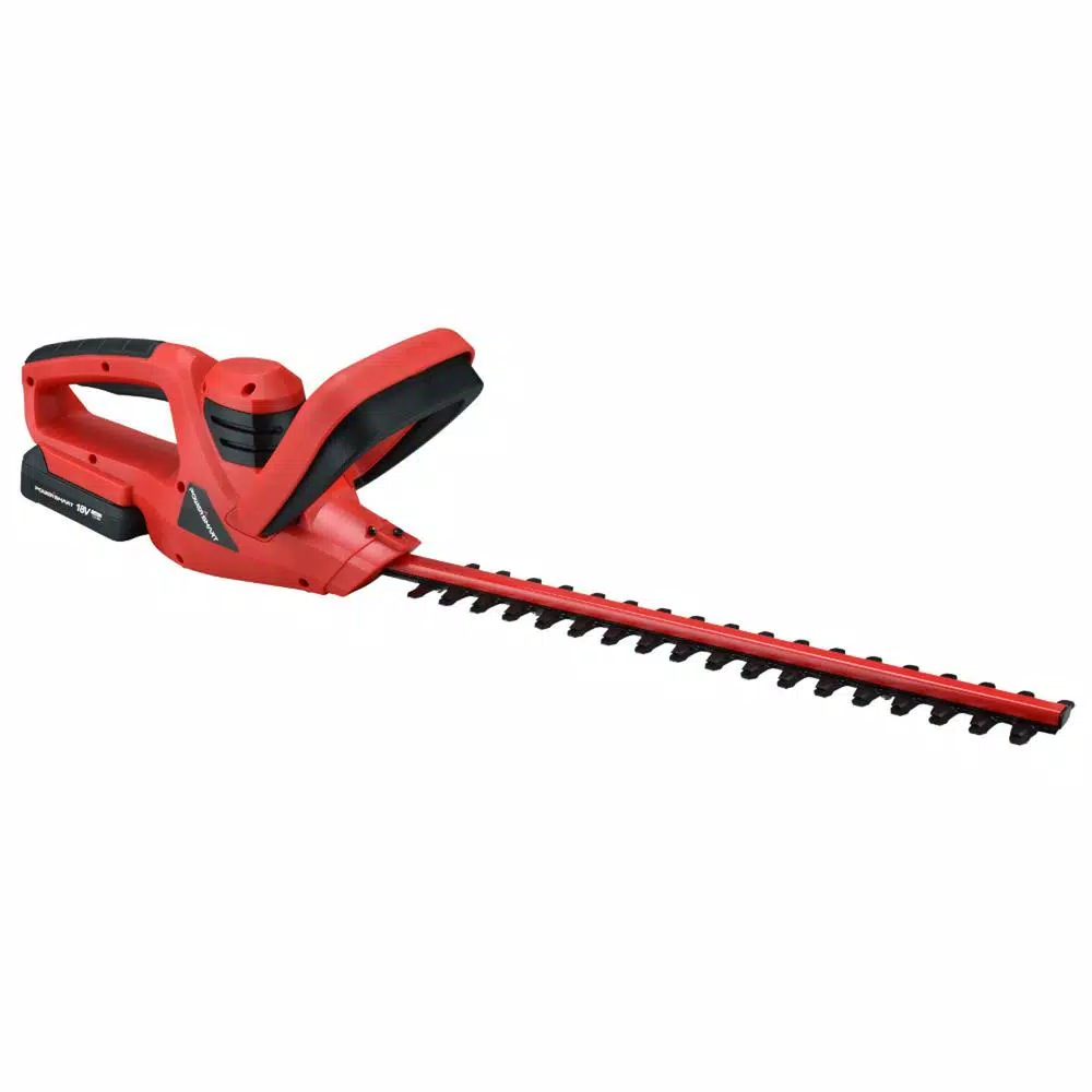 Trimmers PowerSmart 20-Volt Lithium-Ion Cordless Handheld Hedge Trimmer 1.5 Ah Battery And Charger Included 3 Trimmers PowerSmart 20-Volt Lithium-Ion Cordless Handheld Hedge Trimmer 1.5 Ah Battery And Charger Included