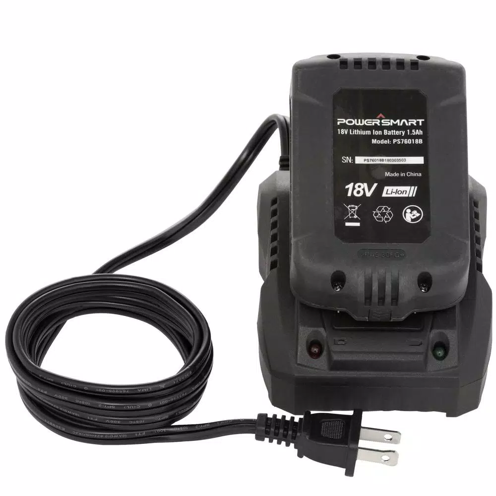 PowerSmart 117 MPH 85 CFM 20-Volt Lithium-Ion Cordless Handheld Blower, 1.5Ah Battery and Charger Included Leaf Blowers PowerSmart 117 MPH 85 CFM 20-Volt Lithium-Ion Cordless Handheld Blower, 1.5Ah Battery And Charger Included -cuisinart shop powersmart cordless leaf blowers ps76101a 1d 1000