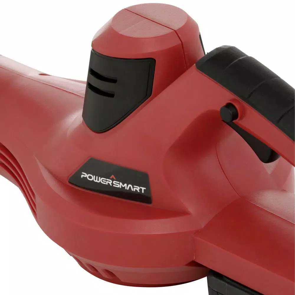 PowerSmart 117 MPH 85 CFM 20-Volt Lithium-Ion Cordless Handheld Blower, 1.5Ah Battery and Charger Included Leaf Blowers PowerSmart 117 MPH 85 CFM 20-Volt Lithium-Ion Cordless Handheld Blower, 1.5Ah Battery And Charger Included -cuisinart shop powersmart cordless leaf blowers ps76101a 76 1000