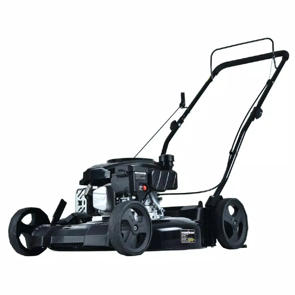 Lawn Mowers PowerSmart 21 In. 170 Cc Gas 2-in-1 Walk Behind Push Lawn Mower