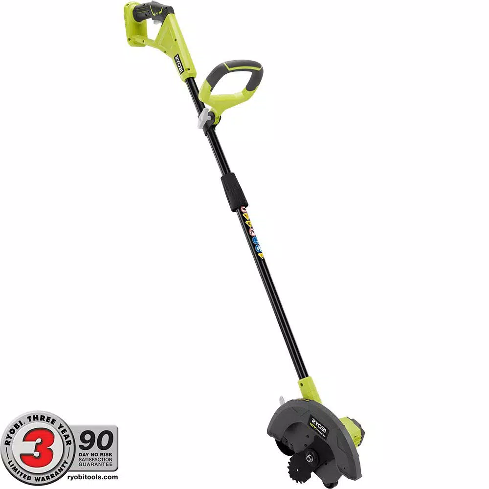 RYOBI ONE+ 9 in. 18-Volt Lithium-Ion Cordless Battery Edger (Tool Only) Trimmers RYOBI ONE+ 9 In. 18-Volt Lithium-Ion Cordless Battery Edger (Tool Only) -cuisinart shop ryobi cordless edgers p2300a d4 1000