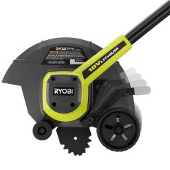 Trimmers RYOBI ONE+ 9 In. 18-Volt Lithium-Ion Cordless Edger – 2.0 Ah Battery And Charger Included -cuisinart shop ryobi cordless edgers p2310 fa 1000