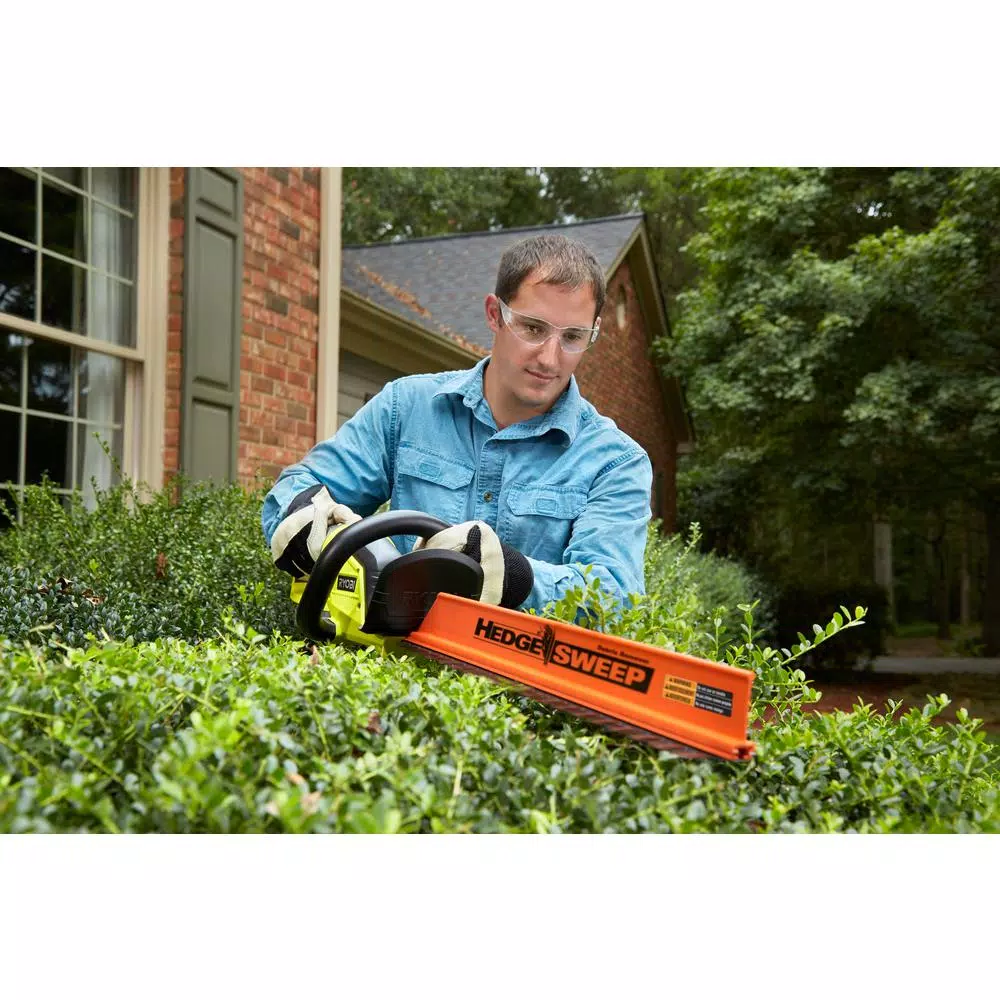 RYOBI ONE+ Lithium+ 22 in. 18-Volt Lithium-Ion Cordless Hedge Trimmer – 1.5 Ah Battery and Charger Included Trimmers RYOBI ONE+ Lithium+ 22 In. 18-Volt Lithium-Ion Cordless Hedge Trimmer – 1.5 Ah Battery And Charger Included -cuisinart shop ryobi cordless hedge trimmers p2660vnm 31 1000