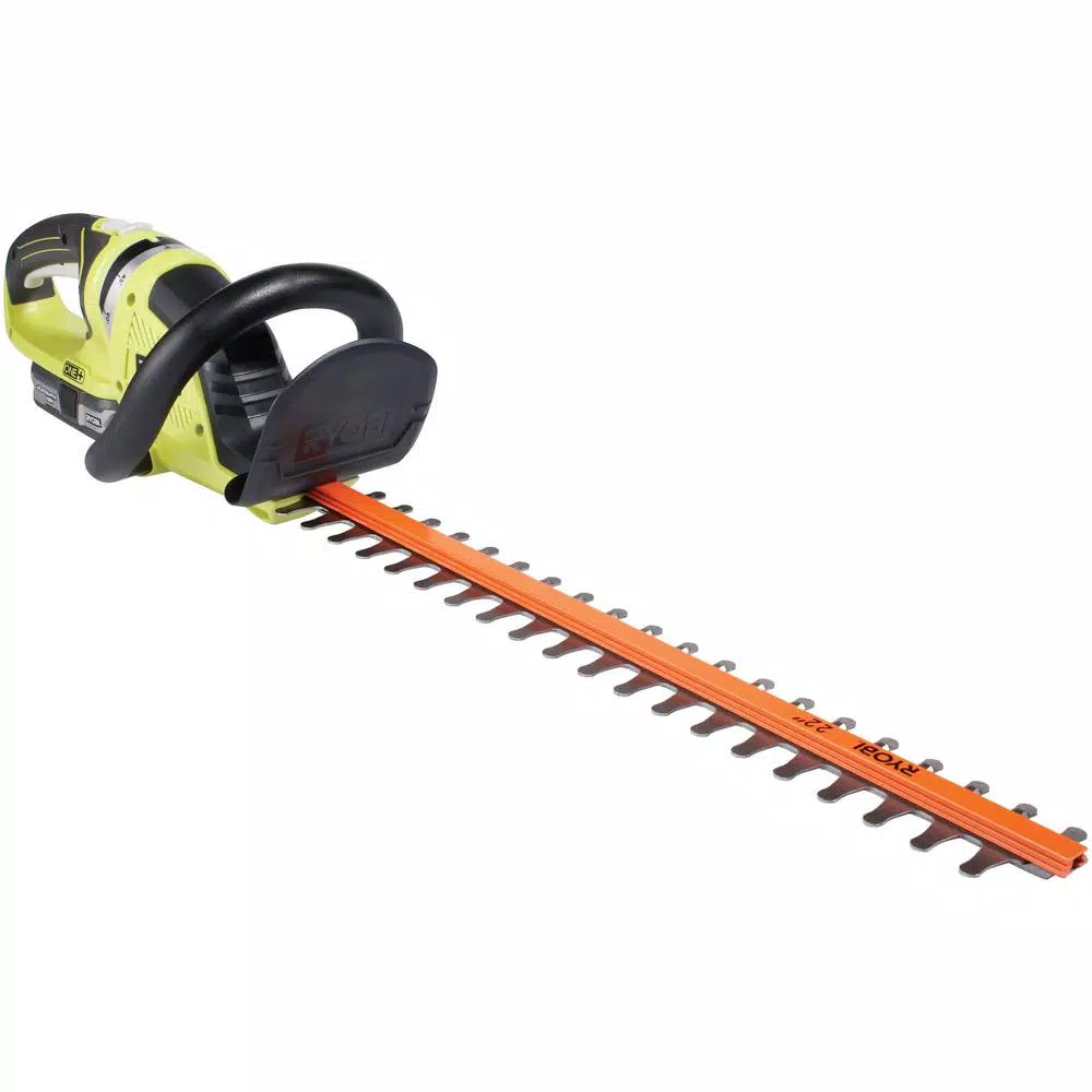 RYOBI ONE+ Lithium+ 22 in. 18-Volt Lithium-Ion Cordless Hedge Trimmer – 1.5 Ah Battery and Charger Included Trimmers RYOBI ONE+ Lithium+ 22 In. 18-Volt Lithium-Ion Cordless Hedge Trimmer – 1.5 Ah Battery And Charger Included -cuisinart shop ryobi cordless hedge trimmers p2660vnm 66 1000