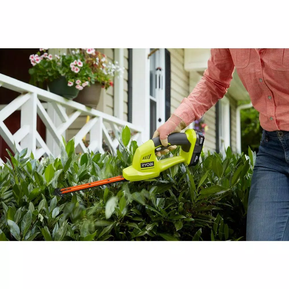 Trimmers RYOBI ONE+ 18-Volt Lithium-Ion Cordless Battery Grass Shear And Shrubber Trimmer (Tool Only) 9 Trimmers RYOBI ONE+ 18-Volt Lithium-Ion Cordless Battery Grass Shear And Shrubber Trimmer (Tool Only) - Image 7