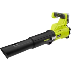 Leaf Blowers RYOBI 110 MPH 410 CFM 18-Volt ONE+ Brushless Lithium-Ion Cordless Variable-Speed Jet Fan 4Ah Battery Blower & Charger Included -cuisinart shop ryobi cordless leaf blowers p21100vnm 1f 1000