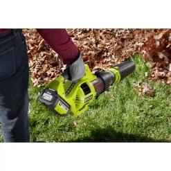 Leaf Blowers RYOBI 110 MPH 480 CFM Variable-Speed Turbo 40-Volt Lithium-ion Cordless Battery Jet Fan Leaf Blower (Tool Only) 25 Leaf Blowers RYOBI 110 MPH 480 CFM Variable-Speed Turbo 40-Volt Lithium-ion Cordless Battery Jet Fan Leaf Blower (Tool Only) -cuisinart shop ryobi cordless leaf blowers ry40403a fa 1000