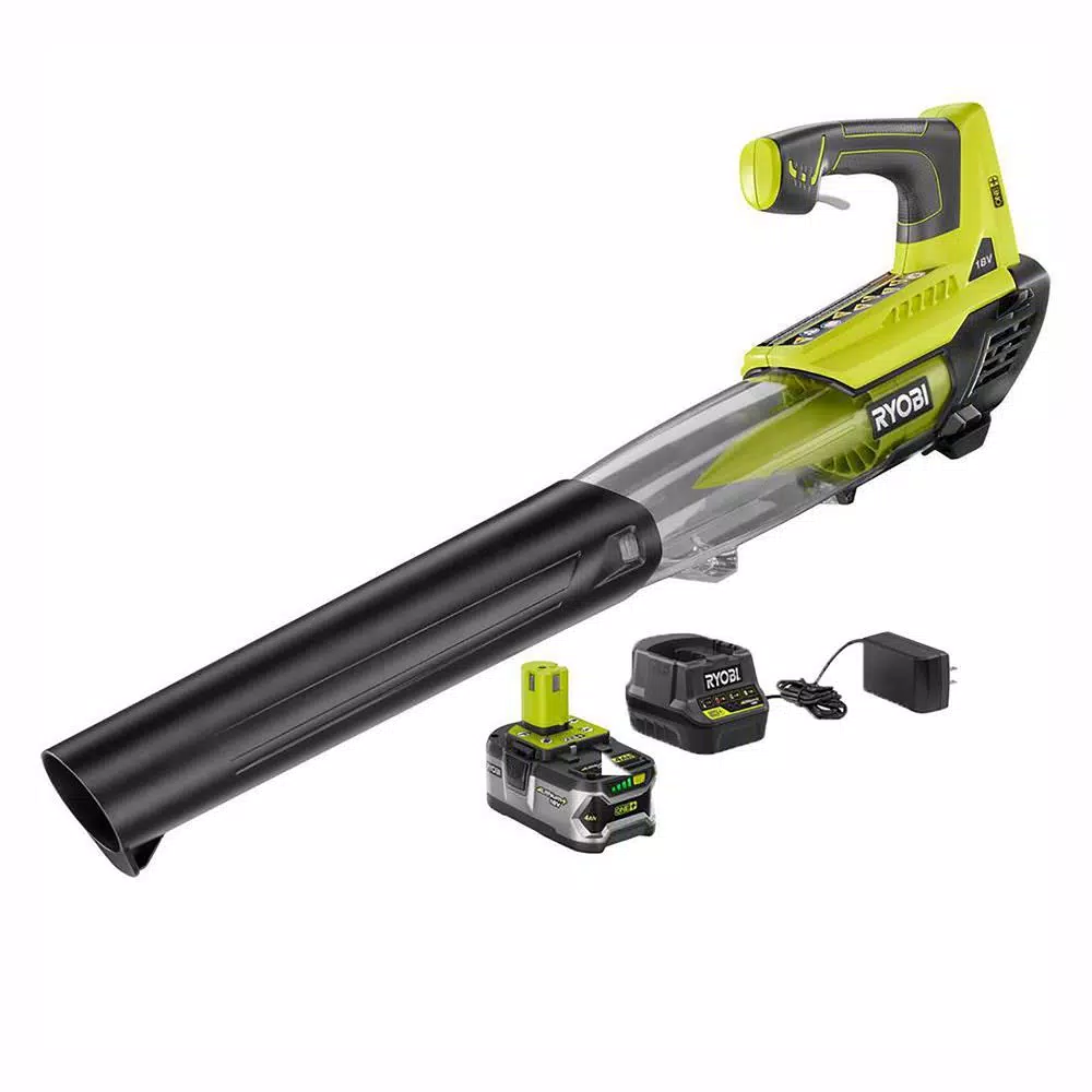 Leaf Blowers RYOBI Reconditioned ONE+ 100 MPH 280 CFM 18-Volt Lithium-Ion Cordless Leaf Blower – 4.0 Ah Battery And Charger Included 3 Leaf Blowers RYOBI Reconditioned ONE+ 100 MPH 280 CFM 18-Volt Lithium-Ion Cordless Leaf Blower – 4.0 Ah Battery And Charger Included