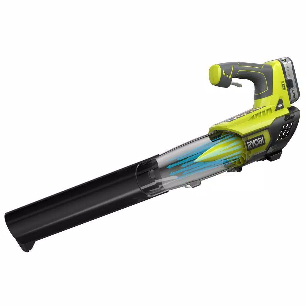 Leaf Blowers RYOBI Reconditioned ONE+ 100 MPH 280 CFM 18-Volt Lithium-Ion Cordless Leaf Blower – 4.0 Ah Battery And Charger Included 5 Leaf Blowers RYOBI Reconditioned ONE+ 100 MPH 280 CFM 18-Volt Lithium-Ion Cordless Leaf Blower – 4.0 Ah Battery And Charger Included - Image 3