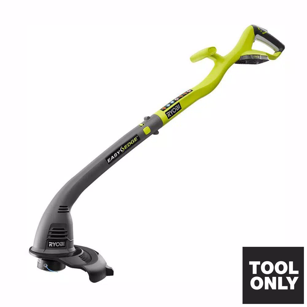RYOBI ONE+ 18-Volt Lithium-Ion Cordless Battery Electric String Trimmer and Edger (Tool Only) Trimmers RYOBI ONE+ 18-Volt Lithium-Ion Cordless Battery Electric String Trimmer And Edger (Tool Only) -cuisinart shop ryobi cordless string trimmers p2003a 40 1000