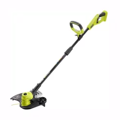 Trimmers RYOBI ONE+ 18-Volt Lithium-Ion Cordless Battery Electric String Trimmer/Edger (Tool Only)