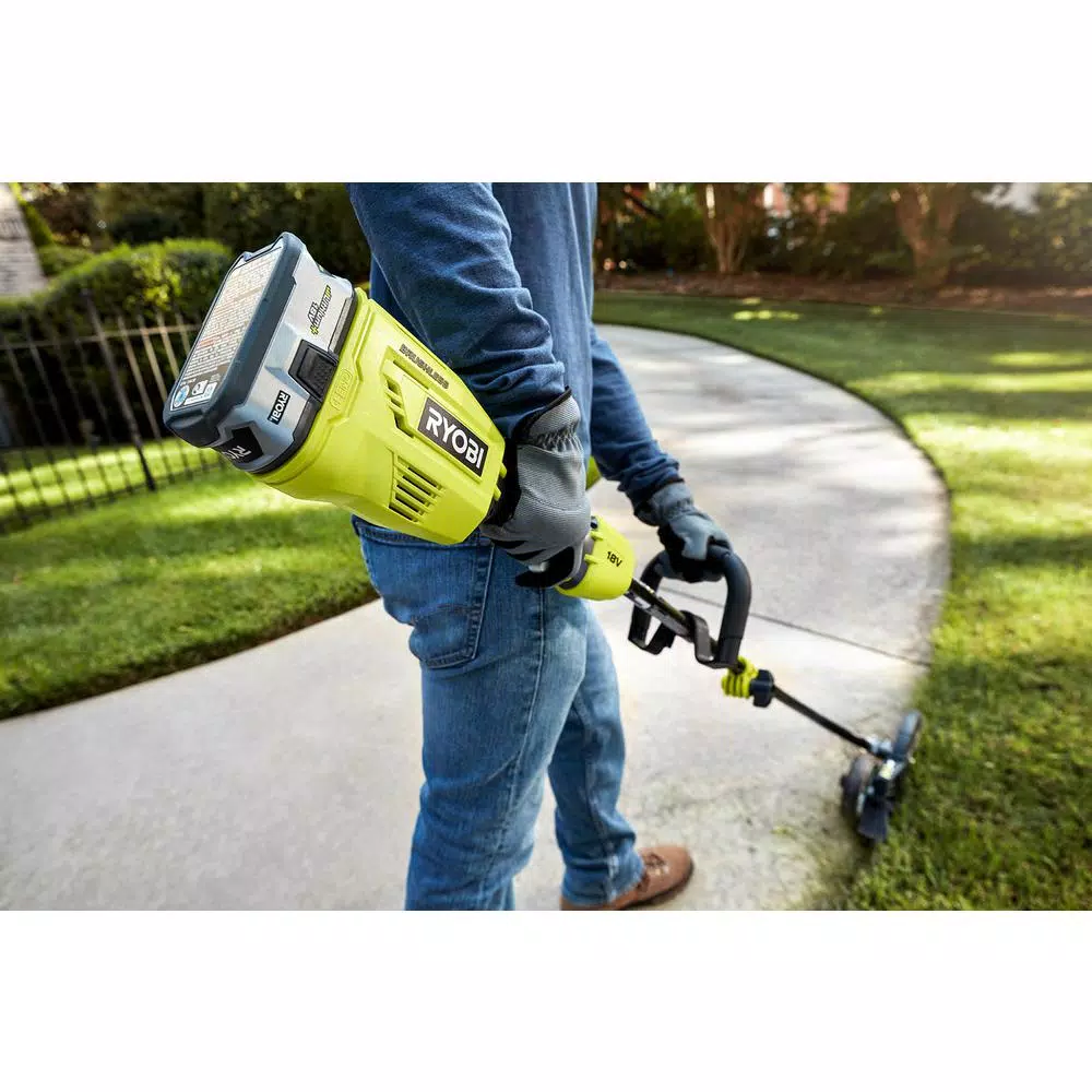 Trimmers RYOBI ONE+ 18-Volt Cordless Attachment Capable Brushless String Trimmer And Pruner, 4.0 Ah Battery And Charger Included 6 Trimmers RYOBI ONE+ 18-Volt Cordless Attachment Capable Brushless String Trimmer And Pruner, 4.0 Ah Battery And Charger Included - Image 4