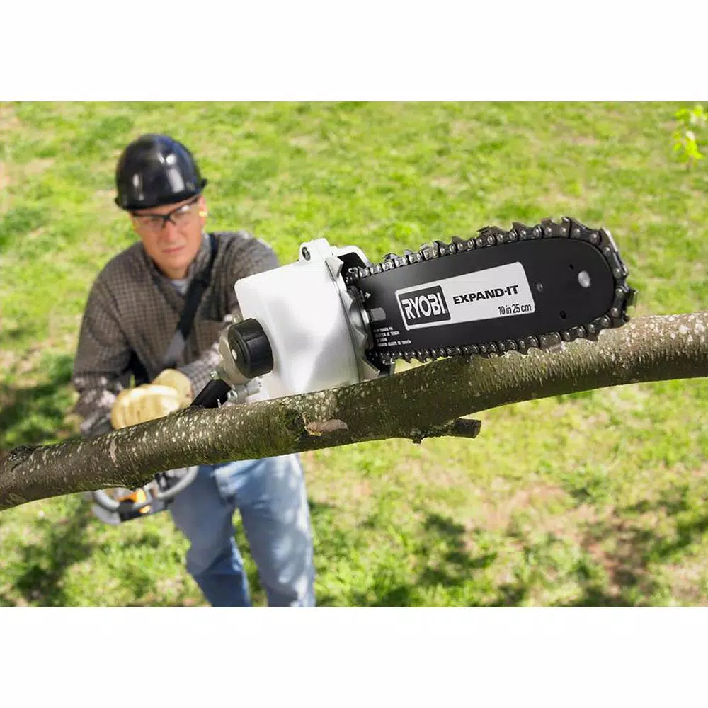 Trimmers RYOBI ONE+ 18-Volt Cordless Attachment Capable Brushless String Trimmer And Pruner, 4.0 Ah Battery And Charger Included 13 Trimmers RYOBI ONE+ 18-Volt Cordless Attachment Capable Brushless String Trimmer And Pruner, 4.0 Ah Battery And Charger Included - Image 11