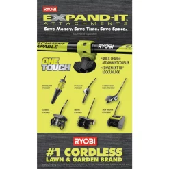 Trimmers RYOBI ONE+ 18-Volt Cordless Attachment Capable Brushless String Trimmer And Pruner, 4.0 Ah Battery And Charger Included 17 Trimmers RYOBI ONE+ 18-Volt Cordless Attachment Capable Brushless String Trimmer And Pruner, 4.0 Ah Battery And Charger Included -cuisinart shop ryobi cordless string trimmers p20110 prn a0 1000