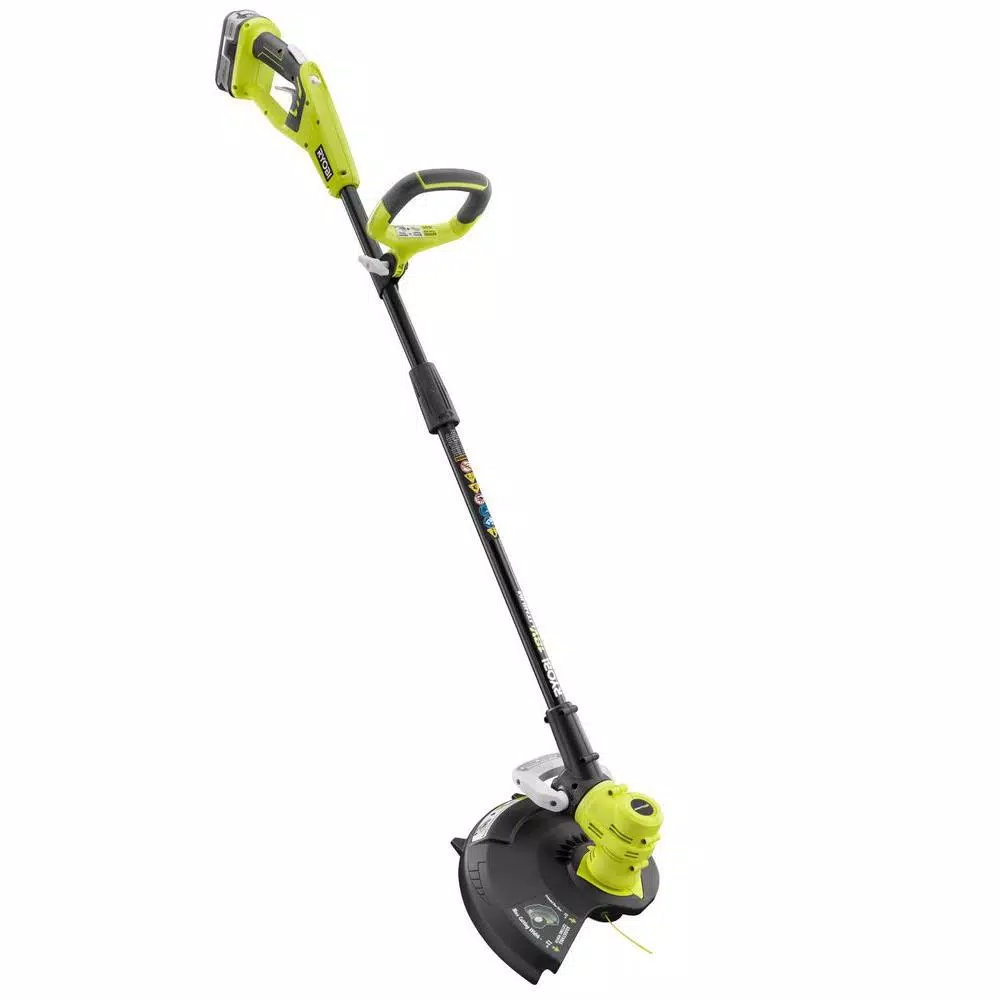 RYOBI ONE+ 18-Volt Lithium-Ion Cordless String Trimmer/Edger – 4.0 Ah Battery and Charger Included Trimmers RYOBI ONE+ 18-Volt Lithium-Ion Cordless String Trimmer/Edger – 4.0 Ah Battery And Charger Included -cuisinart shop ryobi cordless string trimmers p2080 1f 1000