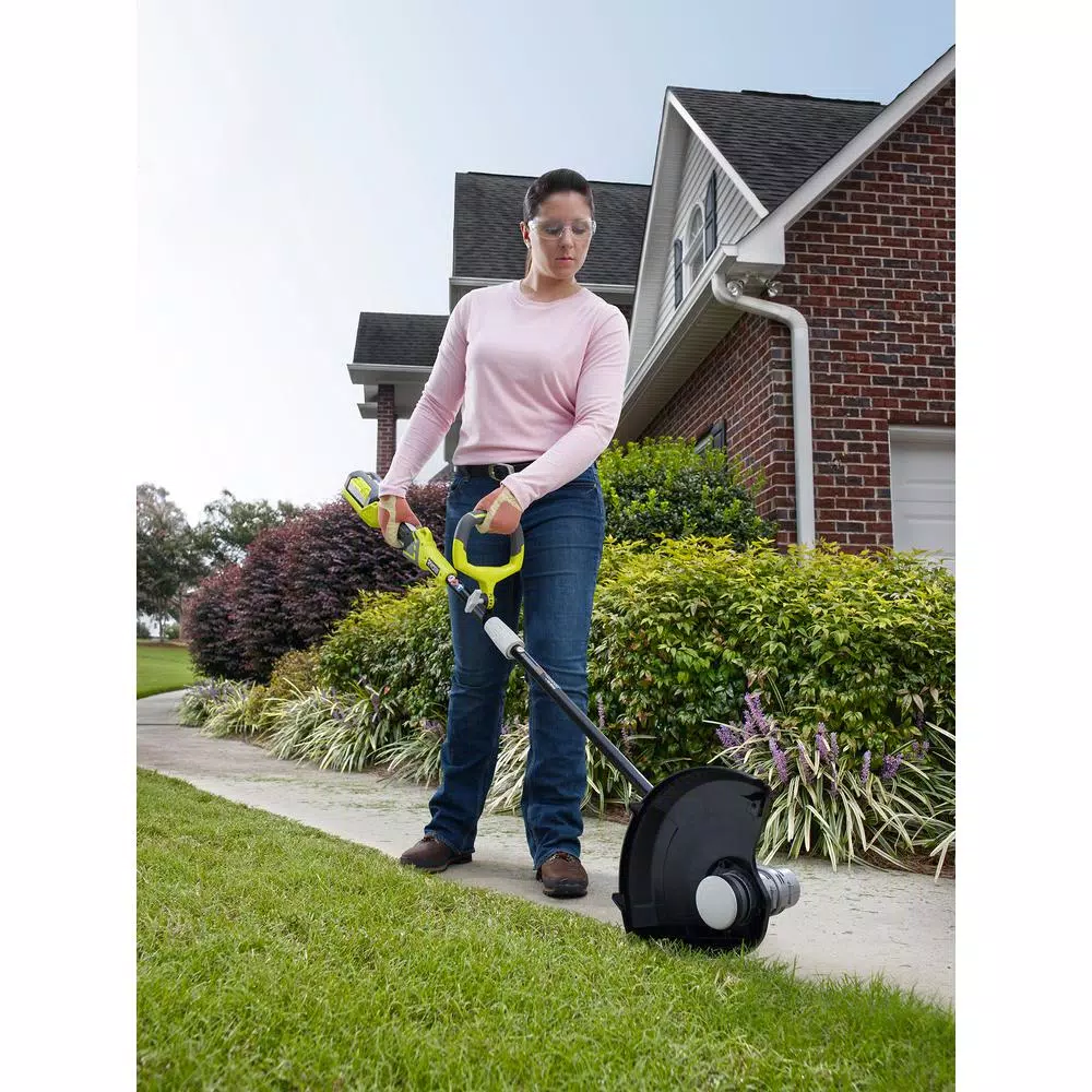 RYOBI 40-Volt Lithium-Ion Cordless String Trimmer/Edger – 2.6 Ah Battery and Charger Included Trimmers RYOBI 40-Volt Lithium-Ion Cordless String Trimmer/Edger – 2.6 Ah Battery And Charger Included -cuisinart shop ryobi cordless string trimmers ry40210b 4f 1000