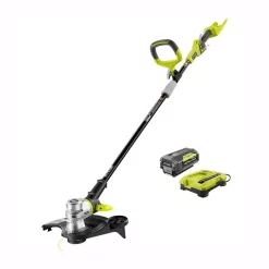 Trimmers RYOBI 40-Volt Lithium-Ion Cordless String Trimmer/Edger – 2.6 Ah Battery And Charger Included