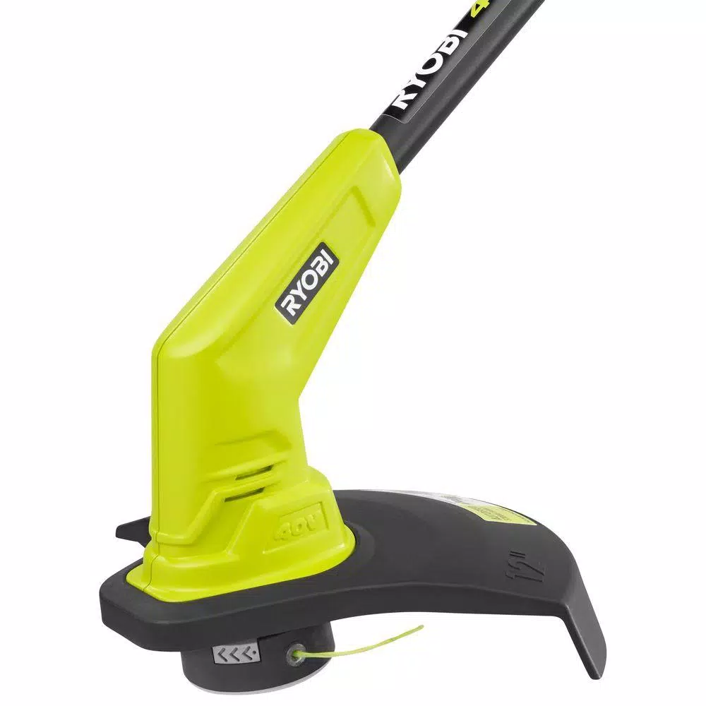 RYOBI 40-Volt Lithium-Ion Cordless String Trimmer – 2.0 Ah Battery and Charger Included Trimmers RYOBI 40-Volt Lithium-Ion Cordless String Trimmer – 2.0 Ah Battery And Charger Included -cuisinart shop ryobi cordless string trimmers ry40240 4f 1000