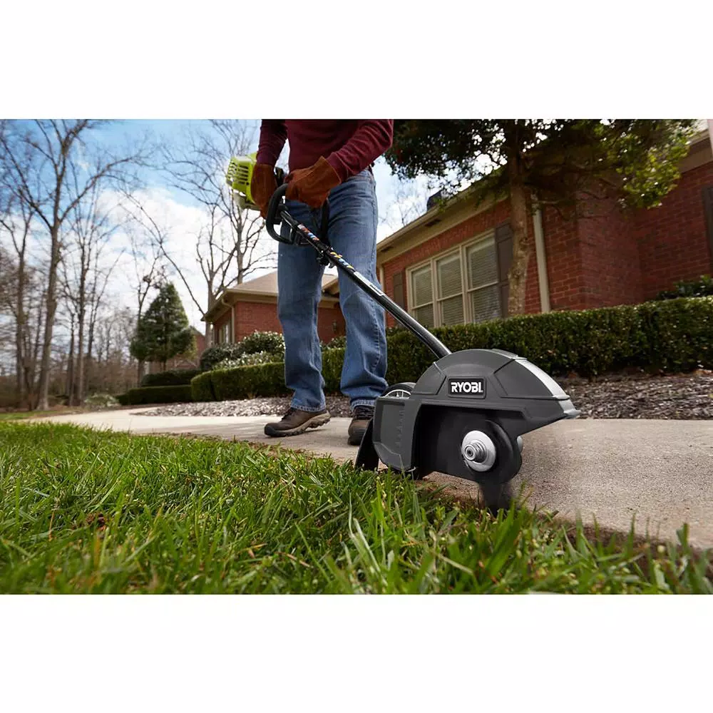 RYOBI 40-Volt Lithium-Ion Cordless Attachment Capable Trimmer/Edger – 4.0 Ah Battery and Charger Included Trimmers RYOBI 40-Volt Lithium-Ion Cordless Attachment Capable Trimmer/Edger – 4.0 Ah Battery And Charger Included -cuisinart shop ryobi cordless string trimmers ry40250 edg 1f 1000