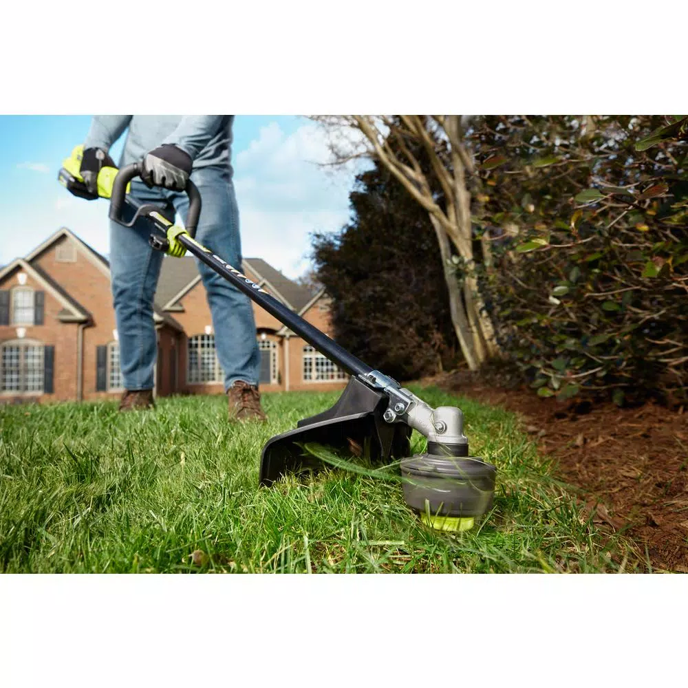 RYOBI 40-Volt Lithium-Ion Cordless Attachment Capable Trimmer/Edger – 4.0 Ah Battery and Charger Included Trimmers RYOBI 40-Volt Lithium-Ion Cordless Attachment Capable Trimmer/Edger – 4.0 Ah Battery And Charger Included -cuisinart shop ryobi cordless string trimmers ry40250 edg 31 1000