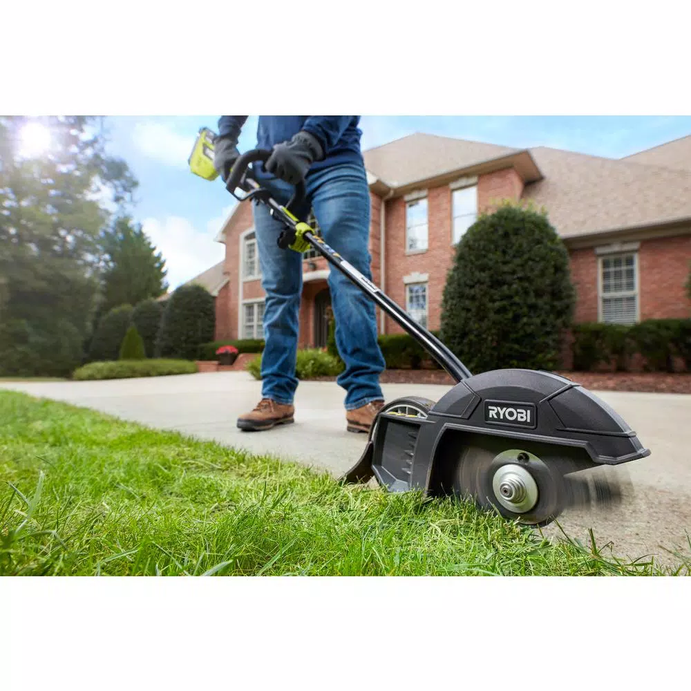 Trimmers RYOBI 40-Volt Lithium-Ion Brushless Electric Cordless Attachment Capable Edger, 4.0 Ah Battery And Charger Included 12 Trimmers RYOBI 40-Volt Lithium-Ion Brushless Electric Cordless Attachment Capable Edger, 4.0 Ah Battery And Charger Included - Image 10
