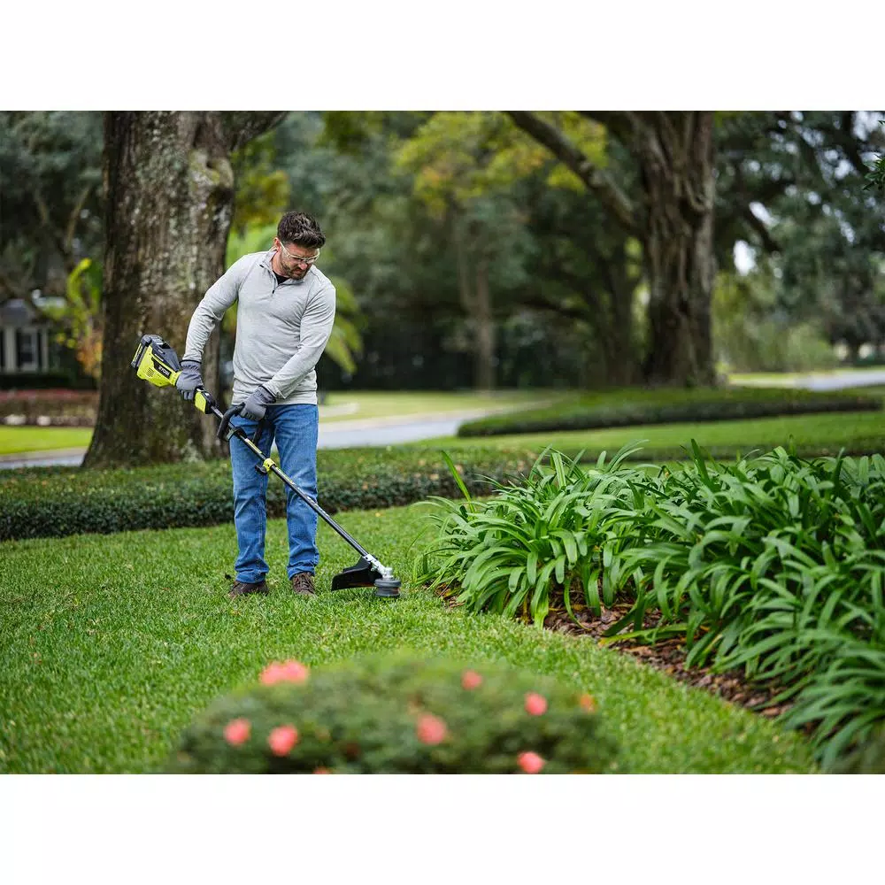 Trimmers RYOBI 40-Volt Lithium-Ion Brushless Electric Cordless Attachment Capable Edger, 4.0 Ah Battery And Charger Included 5 Trimmers RYOBI 40-Volt Lithium-Ion Brushless Electric Cordless Attachment Capable Edger, 4.0 Ah Battery And Charger Included - Image 3