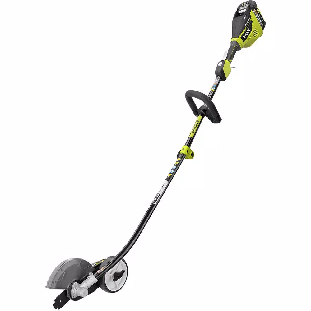 Trimmers RYOBI 40-Volt Lithium-Ion Brushless Electric Cordless Attachment Capable Edger, 4.0 Ah Battery And Charger Included 8 Trimmers RYOBI 40-Volt Lithium-Ion Brushless Electric Cordless Attachment Capable Edger, 4.0 Ah Battery And Charger Included - Image 6