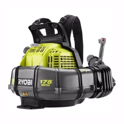 Leaf Blowers RYOBI 175 MPH 760 CFM 38cc Gas Backpack Leaf Blower