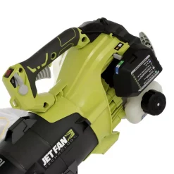 Leaf Blowers RYOBI Reconditioned 160 MPH 520 CFM 25cc Gas Jet Fan Blower -cuisinart shop ryobi gas leaf blowers zrry25axb 66 1000