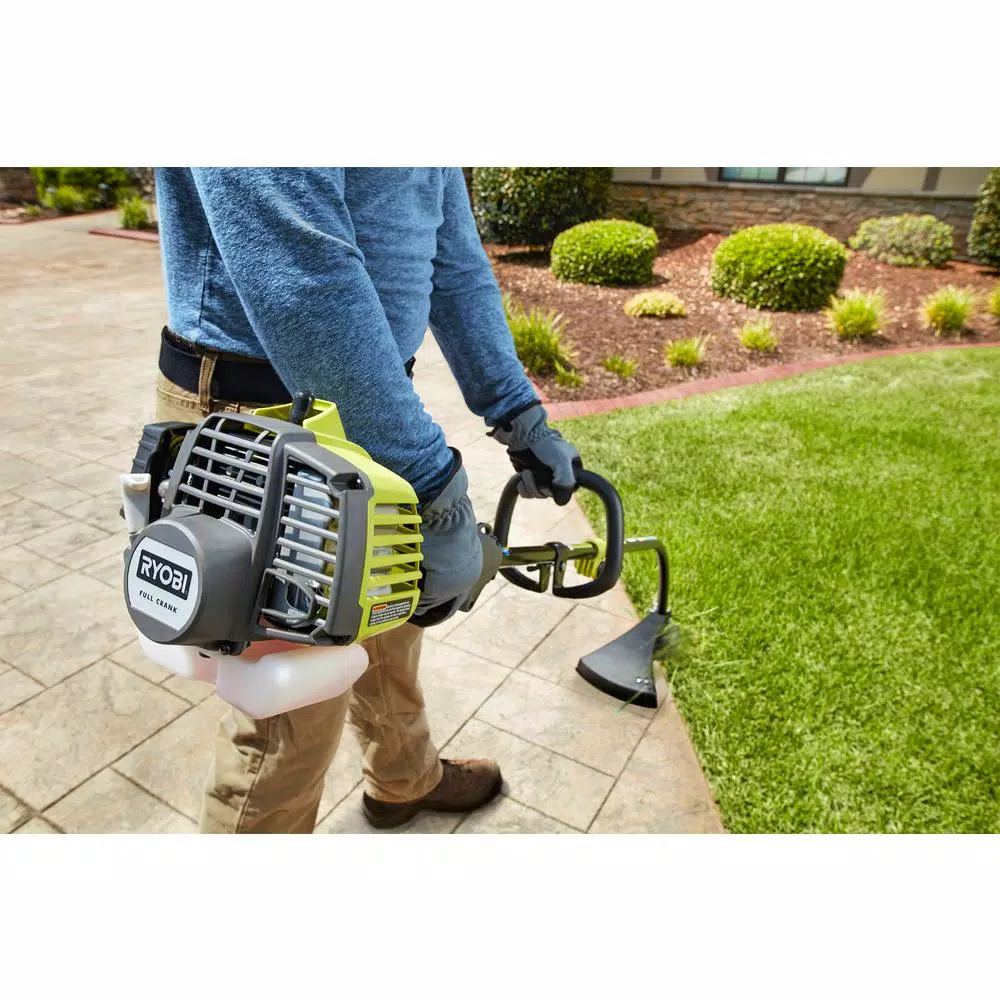 Trimmers RYOBI 25cc 2-Cycle Attachment Capable Full Crank Curved Shaft Gas String Trimmer 13 Trimmers RYOBI 25cc 2-Cycle Attachment Capable Full Crank Curved Shaft Gas String Trimmer - Image 11
