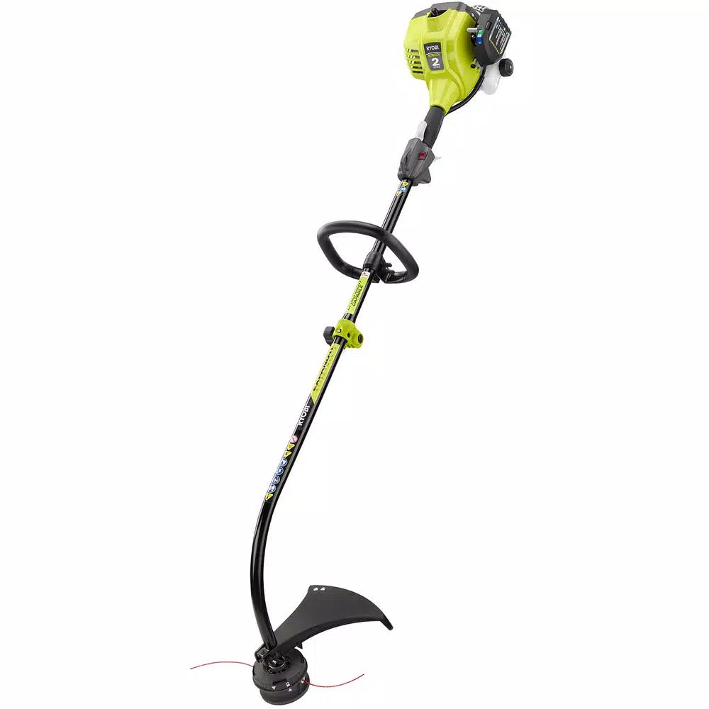 Trimmers RYOBI 25cc 2-Cycle Attachment Capable Full Crank Curved Shaft Gas String Trimmer 3 Trimmers RYOBI 25cc 2-Cycle Attachment Capable Full Crank Curved Shaft Gas String Trimmer