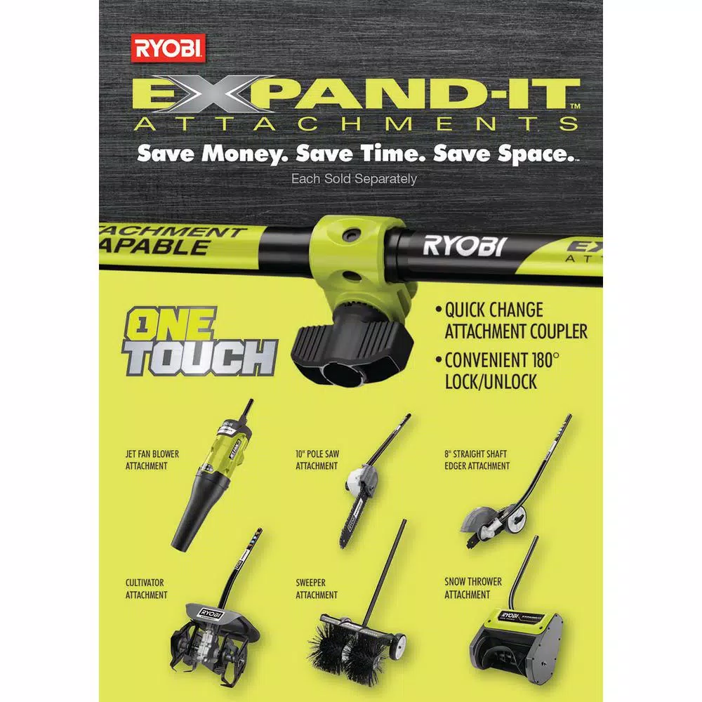 Trimmers RYOBI 25cc 2-Cycle Attachment Capable Full Crank Curved Shaft Gas String Trimmer 6 Trimmers RYOBI 25cc 2-Cycle Attachment Capable Full Crank Curved Shaft Gas String Trimmer - Image 4