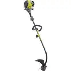 Trimmers RYOBI 4-Cycle 30cc Attachment Capable Curved Shaft Gas Trimmer -cuisinart shop ryobi gas string trimmers ry4ccs 1d 1000
