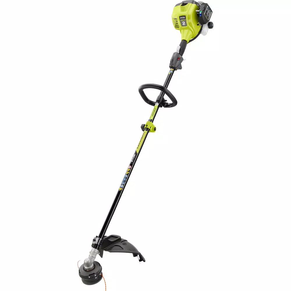 Trimmers RYOBI Reconditioned 2-Cycle 25 Cc Gas Full Crank Straight Shaft String Trimmer