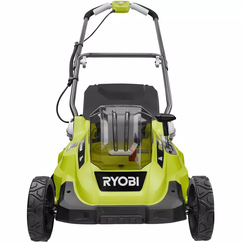 Lawn Mowers RYOBI 16 In. ONE+ 18-Volt Lithium-Ion Cordless Battery Walk Behind Push Lawn Mower Two 4.0Ah Batteries/Charger Included - Image 8