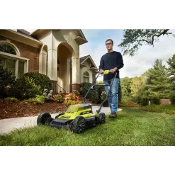 Lawn Mowers RYOBI 18 In. 40-Volt 2-in-1 Lithium-Ion Cordless Battery Walk Behind Push Mower With Two 4.0 Ah Batteries And Charger Included 29 Lawn Mowers RYOBI 18 In. 40-Volt 2-in-1 Lithium-Ion Cordless Battery Walk Behind Push Mower With Two 4.0 Ah Batteries And Charger Included -cuisinart shop ryobi push lawn mowers ry401100 2b 31 1000