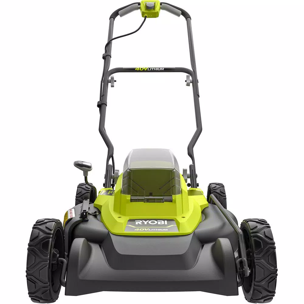 Lawn Mowers RYOBI 18 In. 40-Volt 2-in-1 Lithium-Ion Cordless Battery Walk Behind Push Mower 4.0 Ah Battery/Charger Included - Image 8