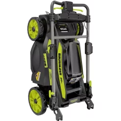 Lawn Mowers RYOBI 20 In. 40-Volt Brushless Lithium-Ion Cordless Walk Behind Self-Propelled Mower & Trimmer W/6.0 Ah Battery & Charger 10 Lawn Mowers RYOBI 20 In. 40-Volt Brushless Lithium-Ion Cordless Walk Behind Self-Propelled Mower & Trimmer W/6.0 Ah Battery & Charger -cuisinart shop ryobi self propelled lawn mowers ry401120 4x 4f 1000