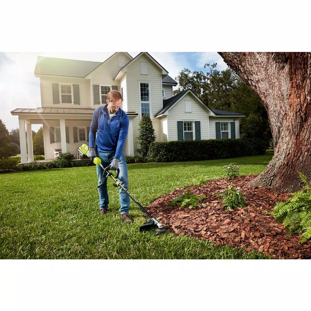RYOBI 20 in. 40-Volt Brushless Lithium-Ion Cordless Walk Behind Self-Propelled Mower & Trimmer w/6.0 Ah Battery & Charger Lawn Mowers RYOBI 20 In. 40-Volt Brushless Lithium-Ion Cordless Walk Behind Self-Propelled Mower & Trimmer W/6.0 Ah Battery & Charger -cuisinart shop ryobi self propelled lawn mowers ry401120 4x a0 1000