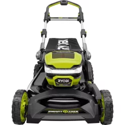 Lawn Mowers RYOBI 21 In. 40-Volt Brushless Lithium-Ion Cordless SMART TREK Self-Propelled Walk Behind Mower With 6.0Ah Battery And Charger 10 Lawn Mowers RYOBI 21 In. 40-Volt Brushless Lithium-Ion Cordless SMART TREK Self-Propelled Walk Behind Mower With 6.0Ah Battery And Charger -cuisinart shop ryobi self propelled lawn mowers ry40lm10 y 44 1000