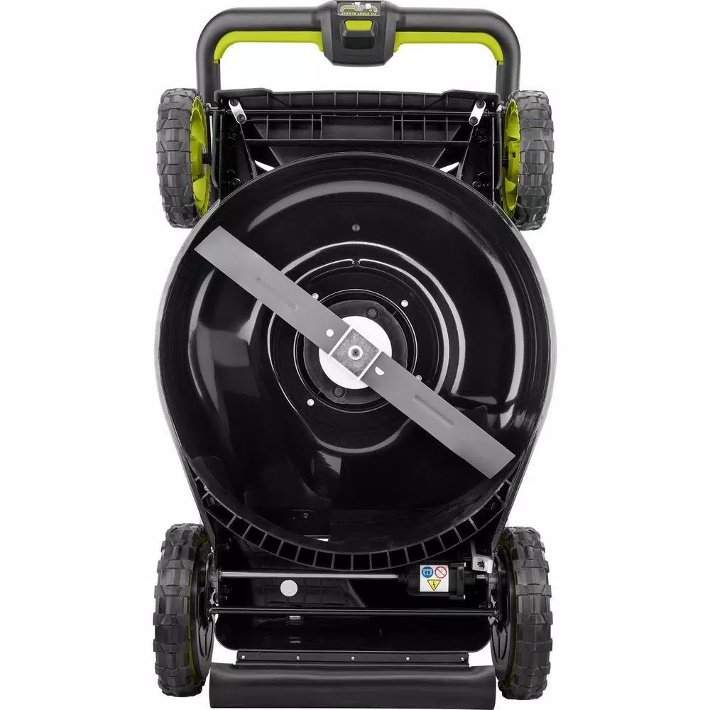 RYOBI 21 in. 40-Volt Brushless Lithium-Ion Cordless SMART TREK Self-Propelled Walk Behind Mower with 6.0Ah Battery and Charger Lawn Mowers RYOBI 21 In. 40-Volt Brushless Lithium-Ion Cordless SMART TREK Self-Propelled Walk Behind Mower With 6.0Ah Battery And Charger -cuisinart shop ryobi self propelled lawn mowers ry40lm10 y 77 1000