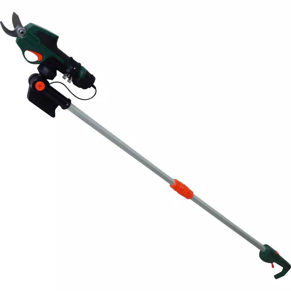 Trimmers Scotts 7.2-Volt Electric Cordless Telescoping Pole Pruner – 2 Ah Battery And Charger Included 3 Trimmers Scotts 7.2-Volt Electric Cordless Telescoping Pole Pruner – 2 Ah Battery And Charger Included